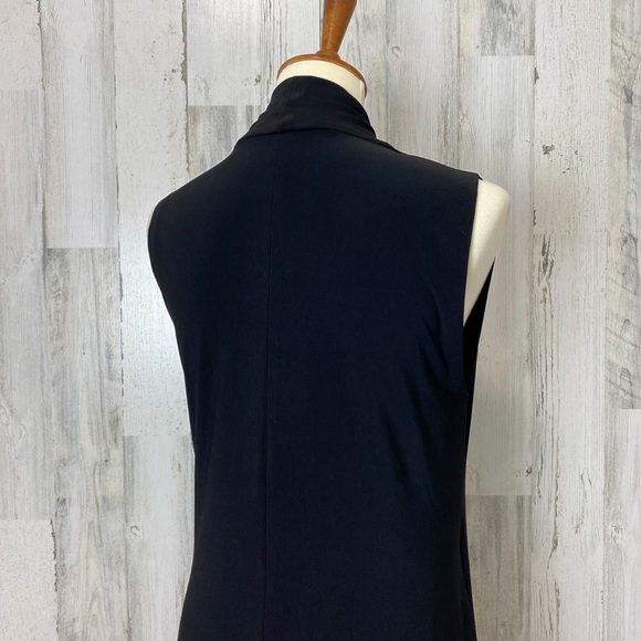 Norma Kamali Sleeveless Side Drape Dress, L - Picture 8 of 8